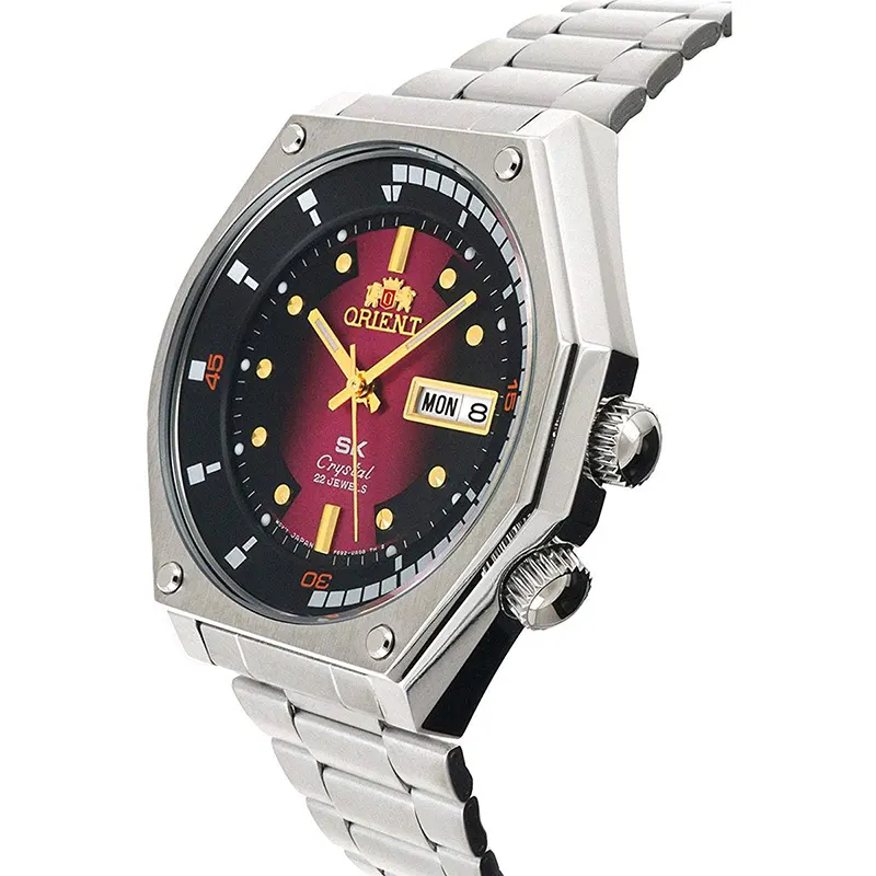 Orient Sports SK Automatic Maroon Dial Watch For Men's | RA-AA0B02R